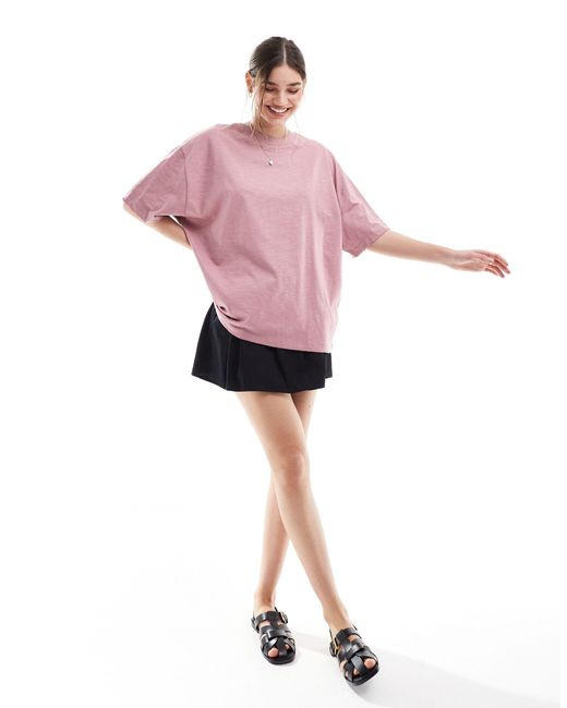 ASOS Pink – oversize-t-shirt