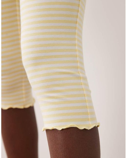 Miss Selfridge Natural Capri Trouser Co-ord