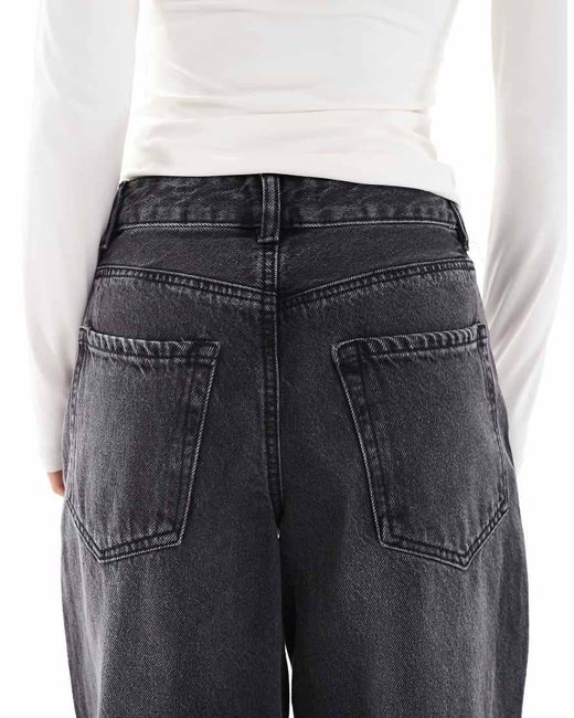 Vero Moda Blue Billie High Rise Barrel Leg Jeans