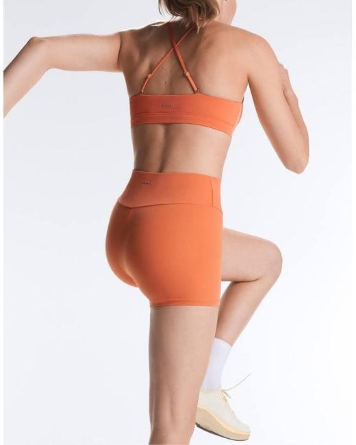 Oysho Orange Comfortlux High-rise 10cm Hot Pants