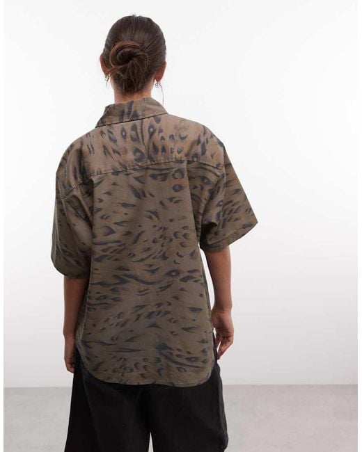 Carhartt Brown Travon Short Sleeve Shirt