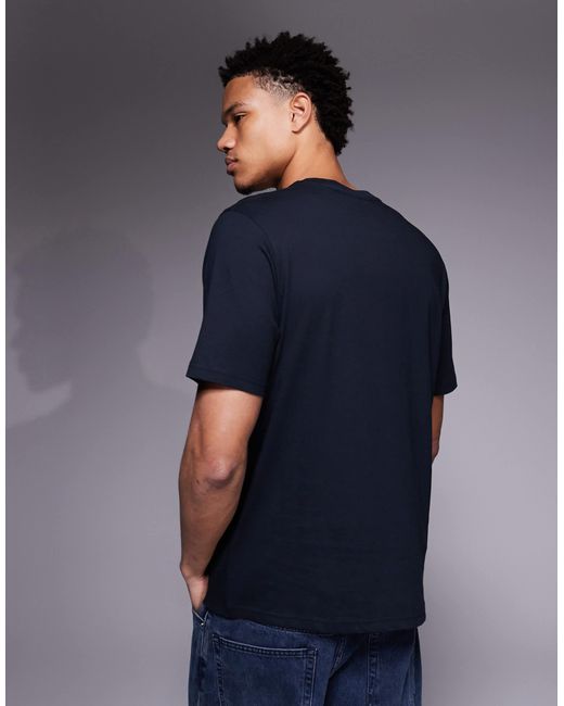 Barbour – basic-t-shirt in Blue für Herren