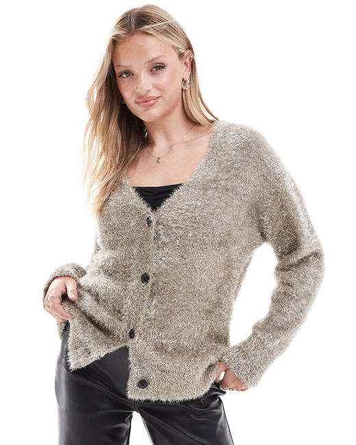Gilet en maille métallisée Never Fully Dressed en coloris Gray