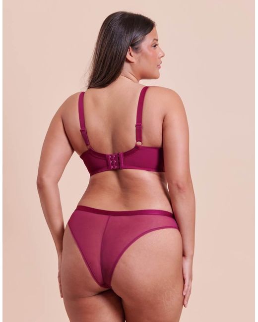 Curvy Kate Pink Lightstyle Plunge Bra Fuller Bust