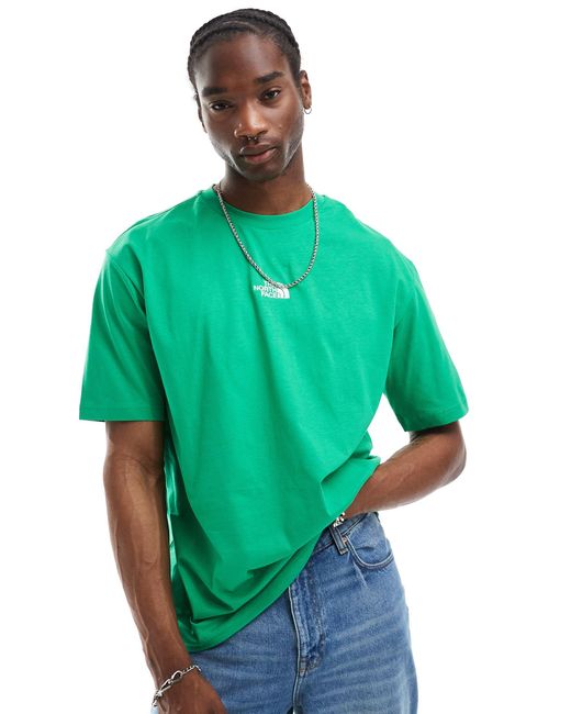 Camiseta verde esmeralda extragrande The North Face de hombre de color Green