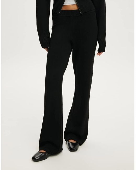Cotton On Black Lotus Knit Pant