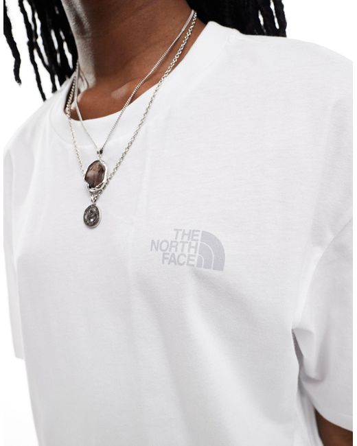 The North Face White Vintage Denali Backprint Oversized T-shirt