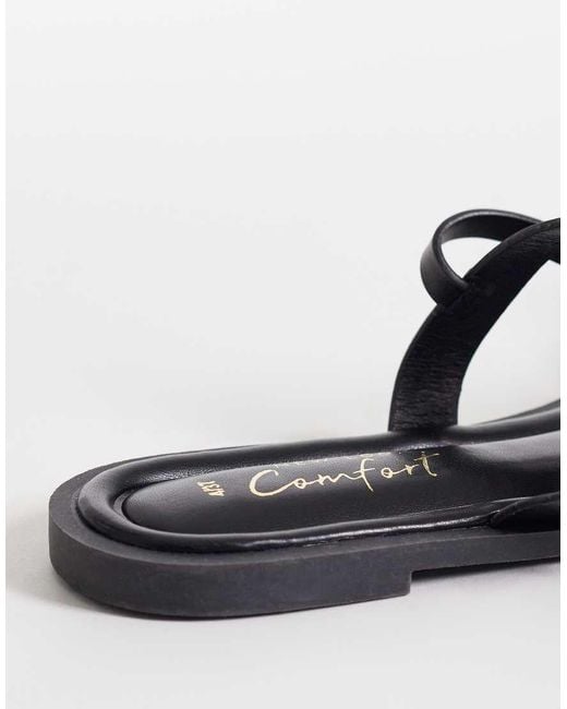 New Look Metallic Hardwear Toe Post Sandal