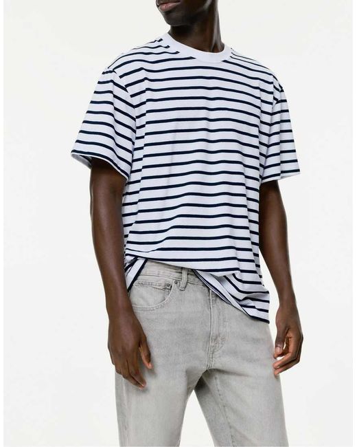 Pull&Bear White Standard Jeans for men