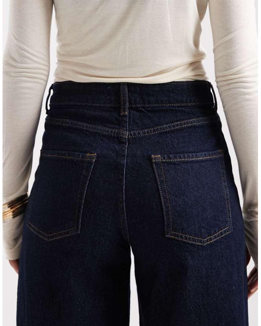 Pieces Black Barrell Leg Jeans