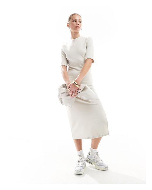 Nike White Essentials Midi Dress