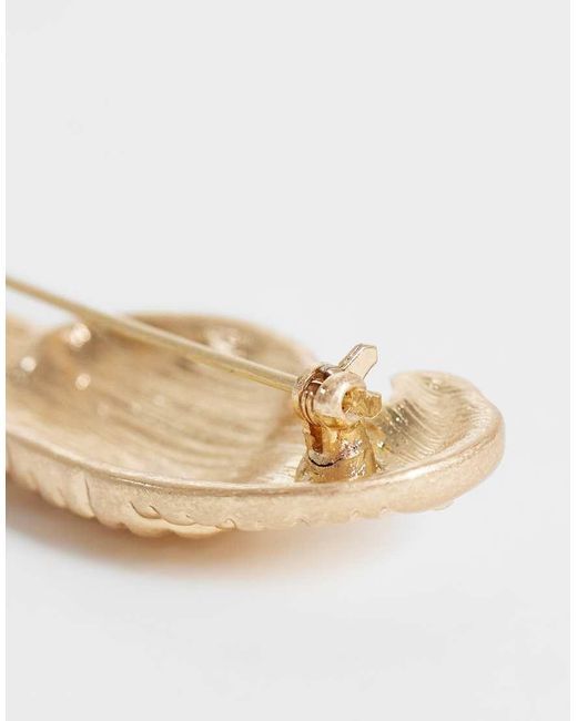 ASOS White Parrot Brooch
