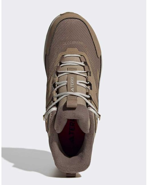 Adidas Originals Brown Terrex Anylander Climawarm+ Hiking Shoes