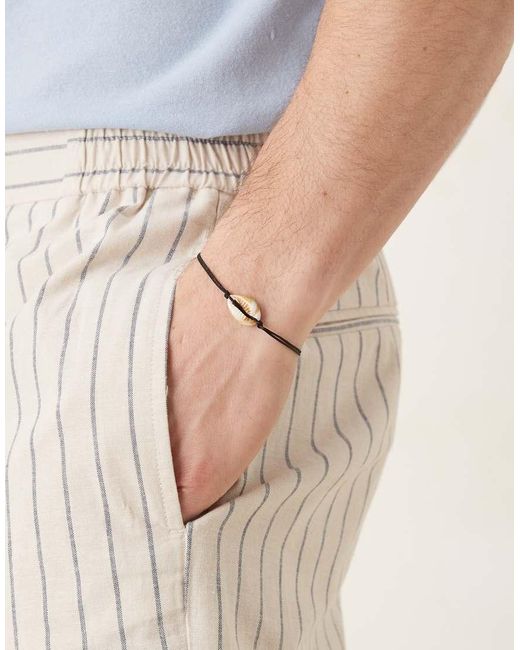 Bracciale Regolabile Da Festival di ASOS in Natural da Uomo