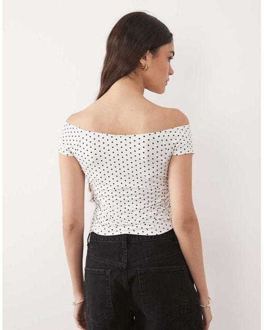 Brave Soul White Off Shoulder Top