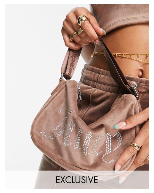 Juicy Couture Multicolor X Asos 90s Mini Shoulder Bag With Diamante Logo