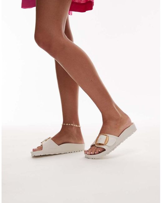 Birkenstock Natural Madrid Big Buckle Eva Sandals