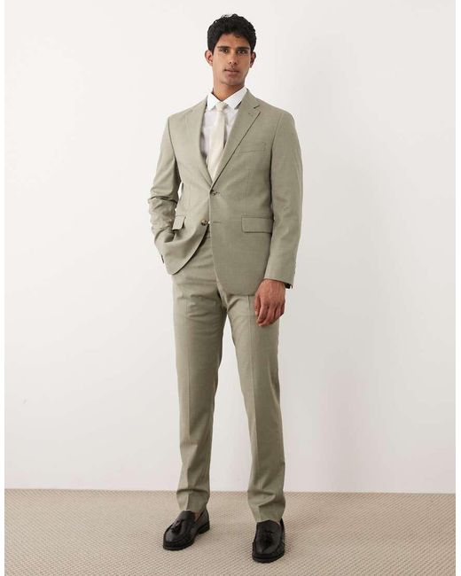 Mango Natural Milan Slim Fit Tailored Trouser Co-ord for men