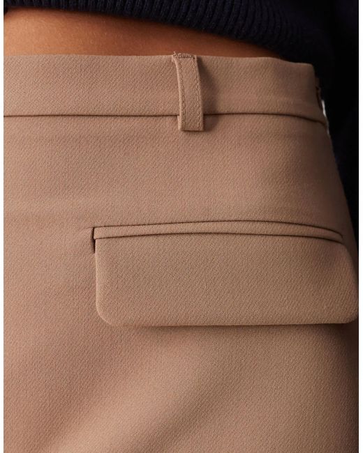 ASOS Blue Pelmet Pocket Detail Mini Skirt Co Ord