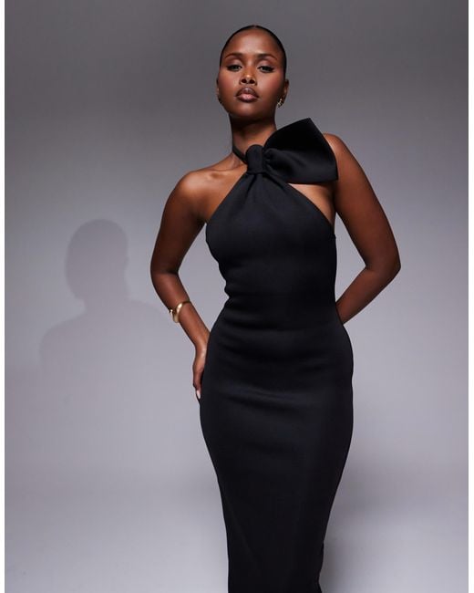 ASOS Blue – geformtes maxikleid