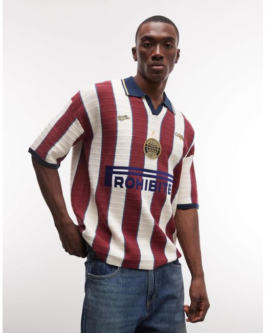 Maillot Prohibited pour homme en coloris Red