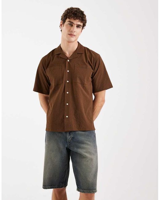 Redefined Rebel Blue Kingston baggy Fit Denim Shorts for men