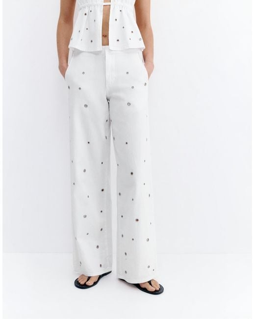 Pull&Bear White – hose