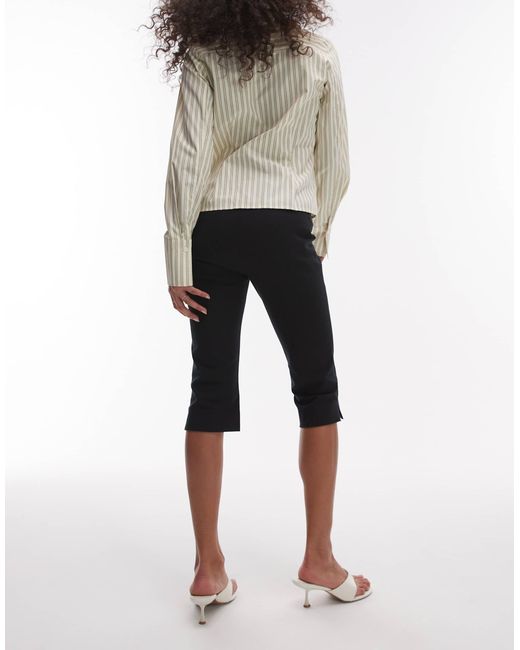 Pantalon corsaire ajusté avec nervure structurée sur l'avant ARKET en coloris Natural