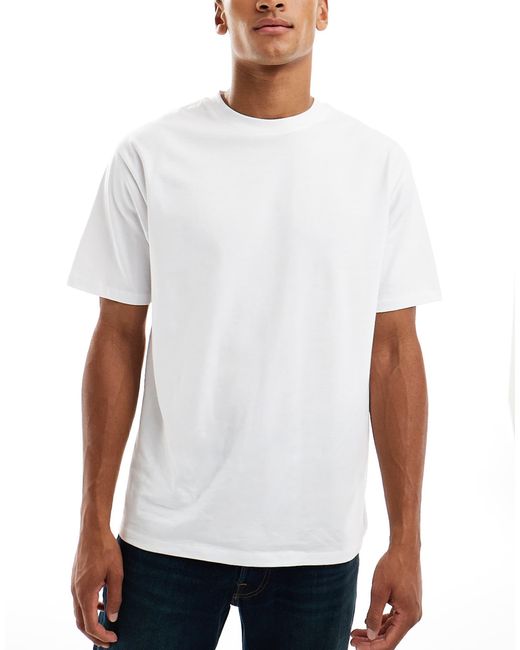 ASOS White Essentials 3 Pack Relaxed Crew Neck T-shirts for men