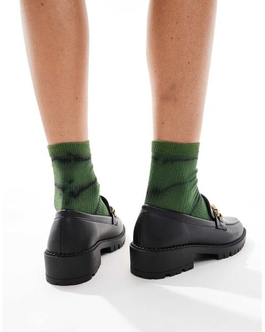 New Look Green Chunky Loafer