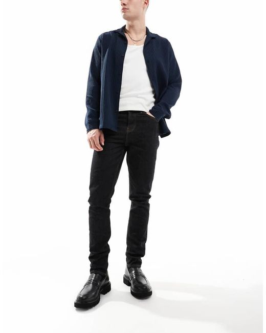 ASOS Skinny Jeans in het Blue voor heren