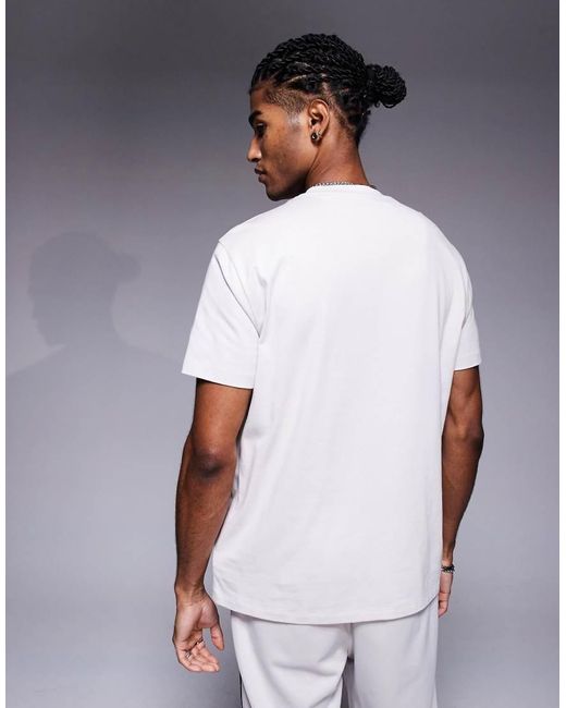 Camiseta Blanca Con Logo En El Centro De -Blanco ARMANI EXCHANGE de hombre de color Blue
