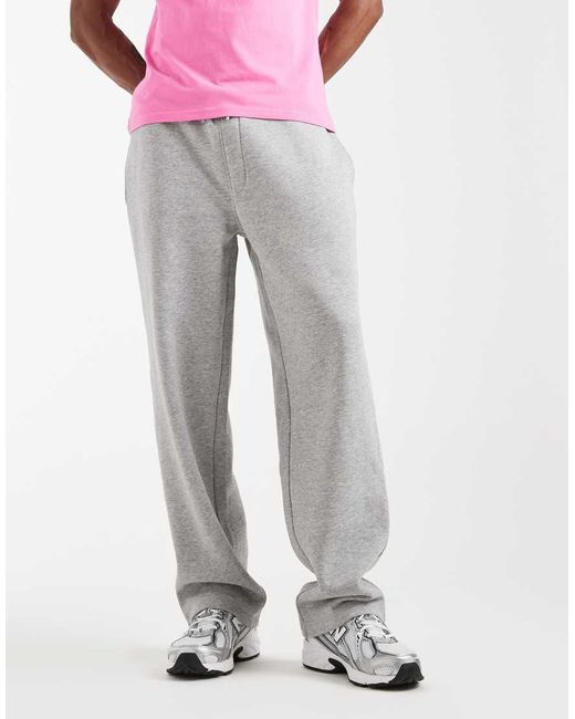 ASOS Pink Essentials Straight Leg Trackies for men