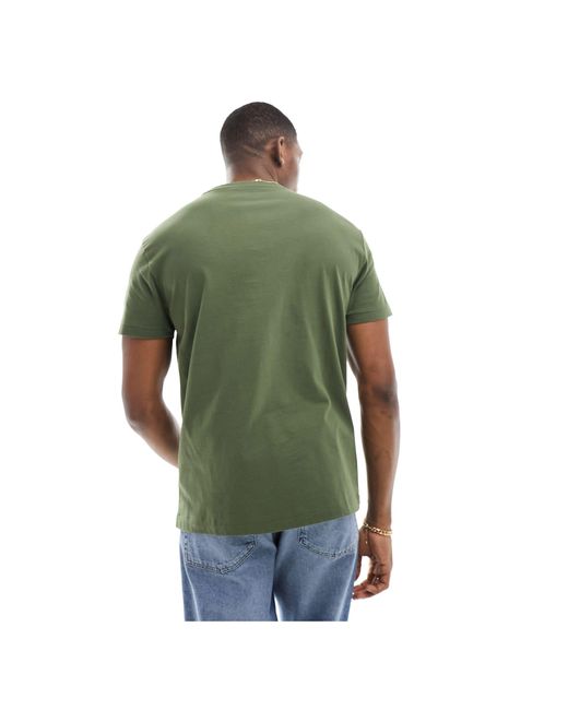 Polo Ralph Lauren Green Icon Logo Pocket T-shirt Classic Oversized Fit for men