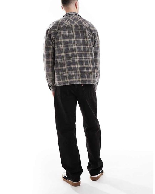 Levi's Gray 568 Loose Jeans for men