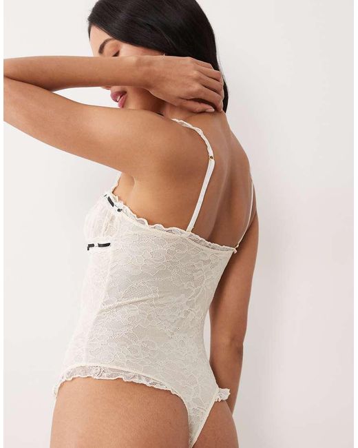 Wild Lovers White Celeste Lace Bodysuit