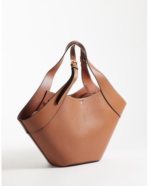 Mango Brown Shoulder Bag