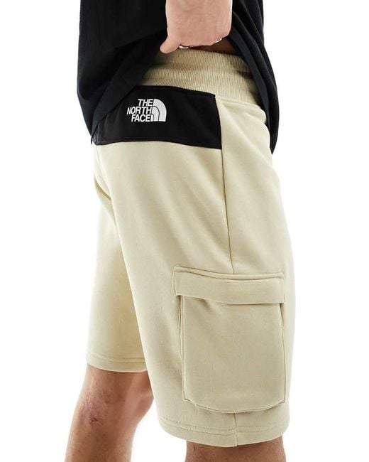 The North Face White Icons Cargo Jersey Shorts for men