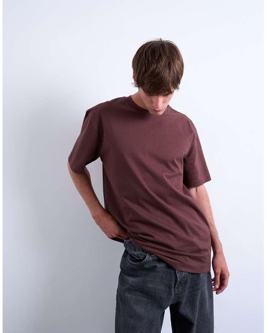 Topman Gray Toman Relaxed Fit T-Shirt for men