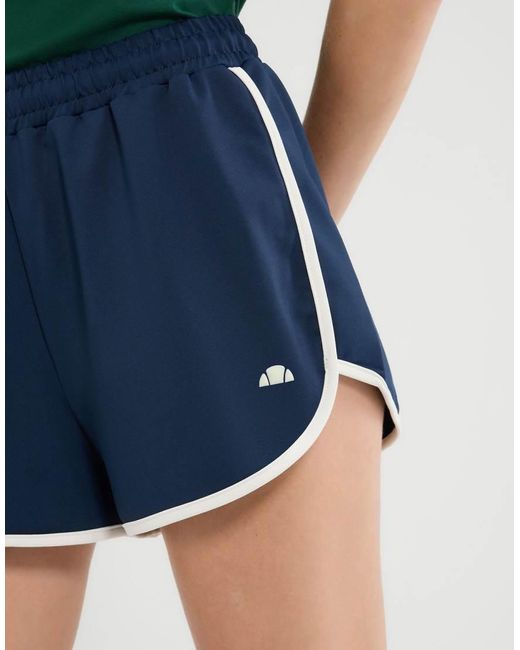 Ellesse Blue Purden High Rise Shorts