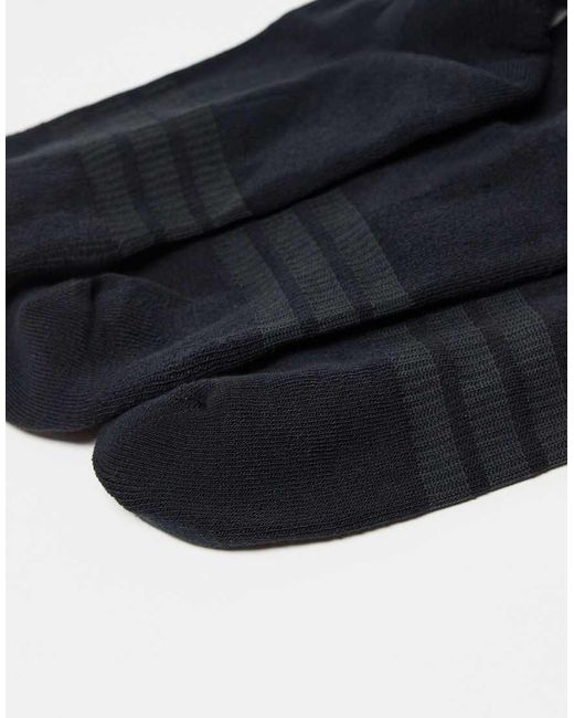 Adidas Originals Blue Adidas Running Essentials Trainer Socks for men
