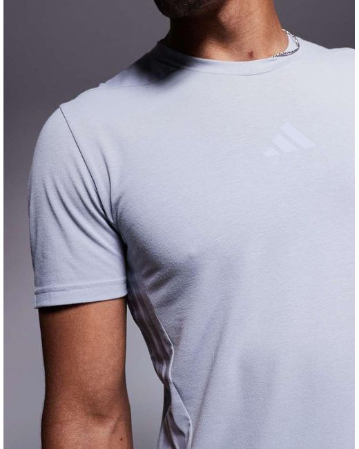 Adidas Originals White Adidas Training D4t T-shirt for men