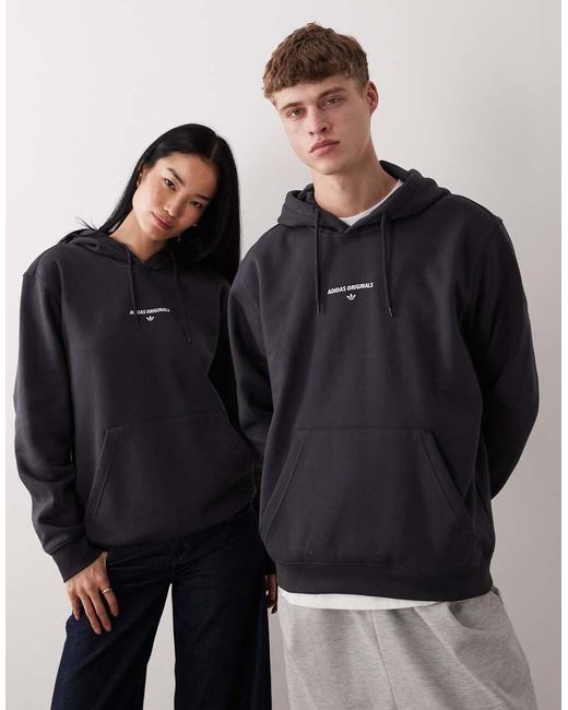 Adidas Originals Black Trefoil Cherry Hoodie