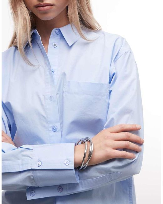 ASOS Blue Oversized Shirt