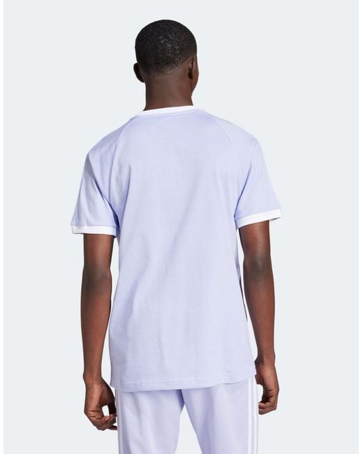 Adidas Originals White Adidas Adicolor Classics 3-stripe T-shirt for men