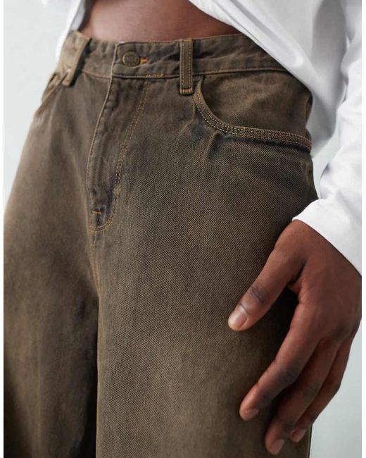 Vaqueros Muy Holgados Con De ASOS de hombre de color Green
