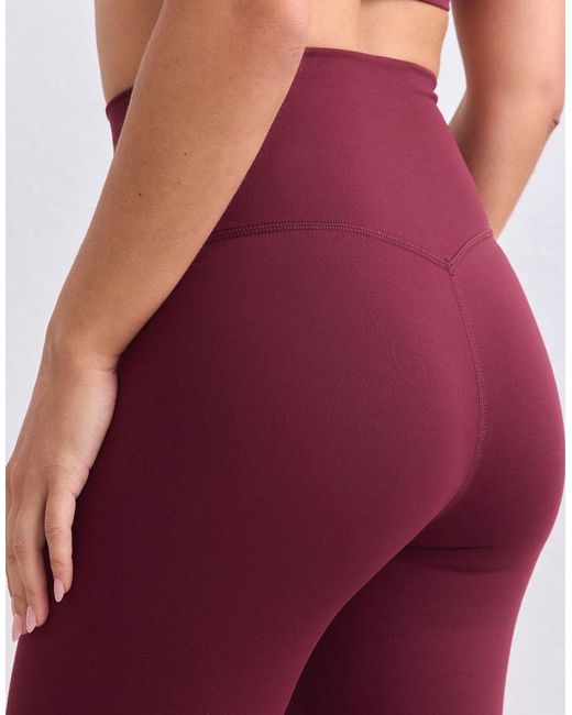 Aim'n Red Merlot Sense Flare Petite Tights