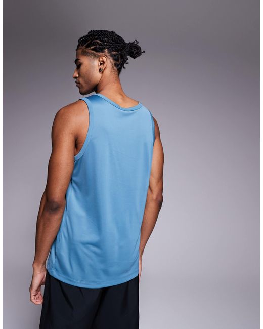 Nike – legend dri-fit – trägertop in Blue für Herren