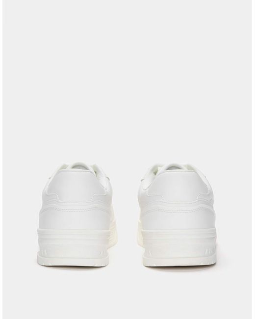 Pull&Bear – lässige basic-sneaker in Natural für Herren