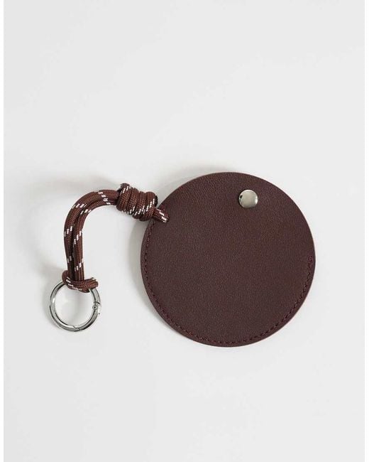 ASOS Brown Mini Coin Key Ring Purse
